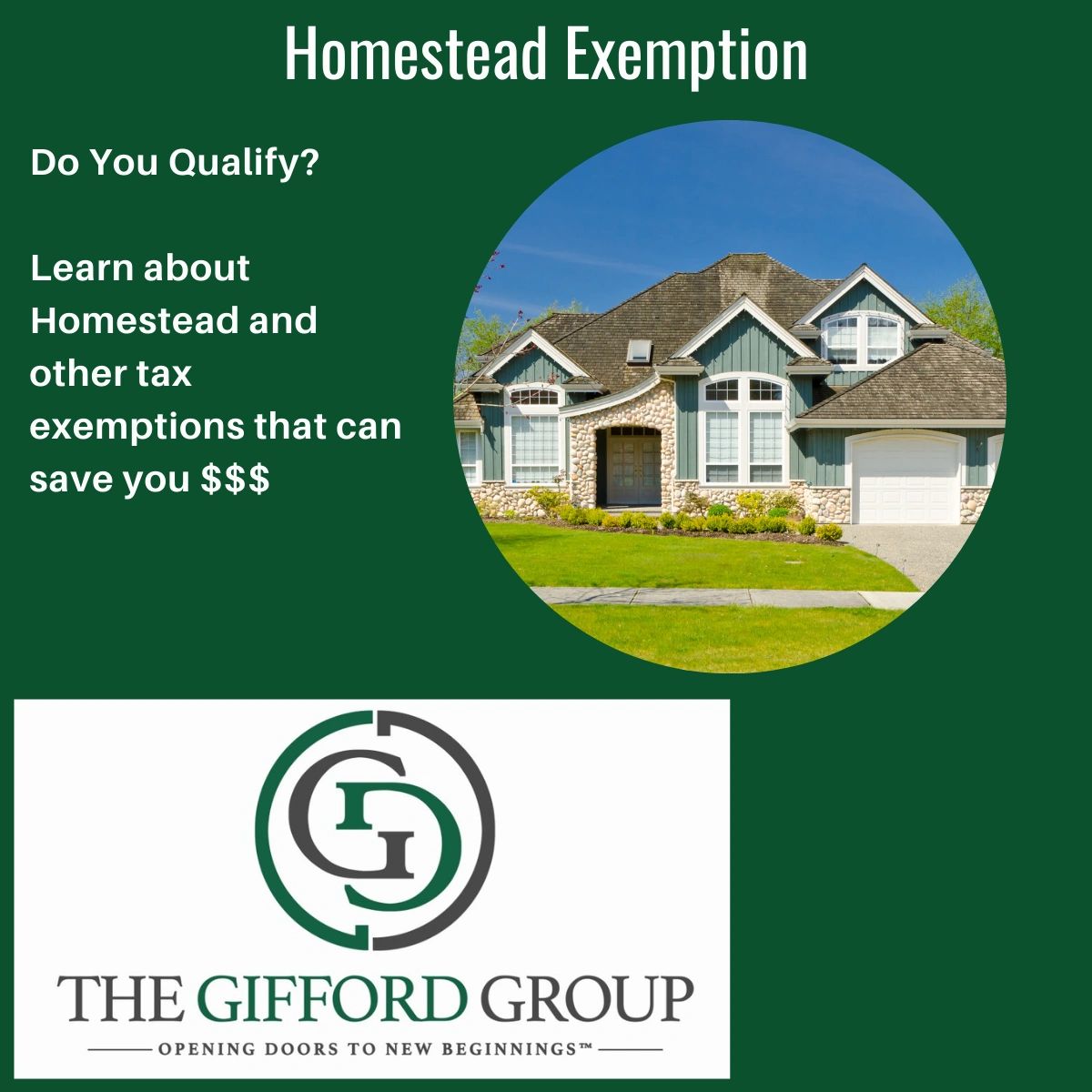 Homestead Exemption And Other Property Tax Savings   Homestead 2 